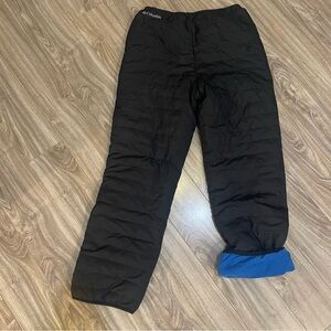 Columbia Blue and Black Reversible Outdoor Pant